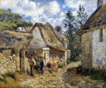 Camille Pissarro : A Street in Auvers